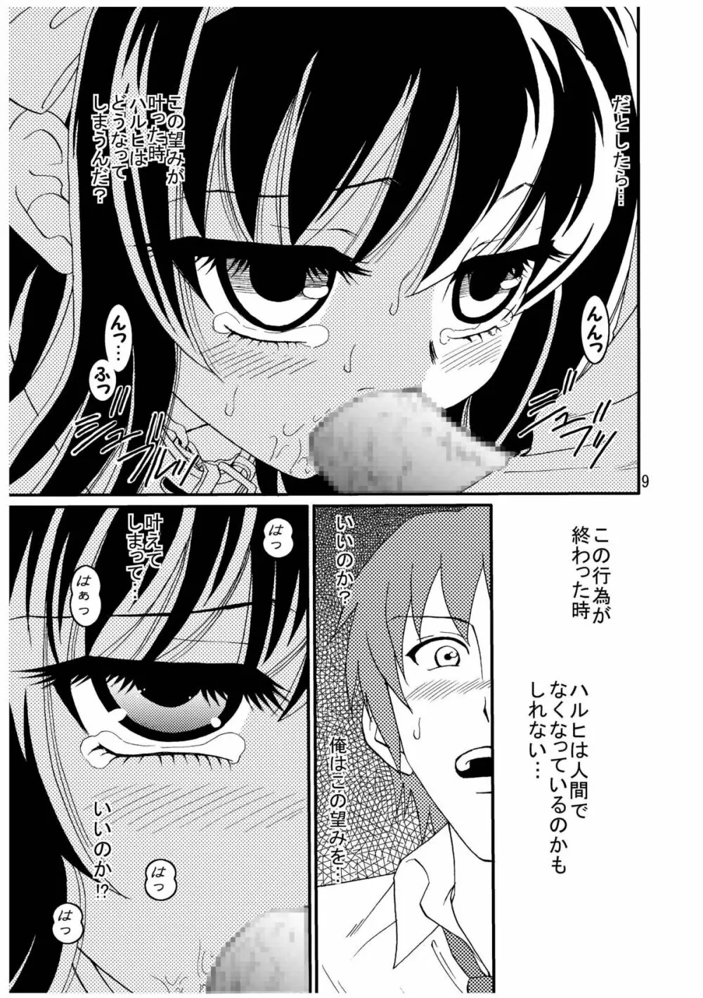 涼宮ハルヒさんの危険な愛体験2 Page.9