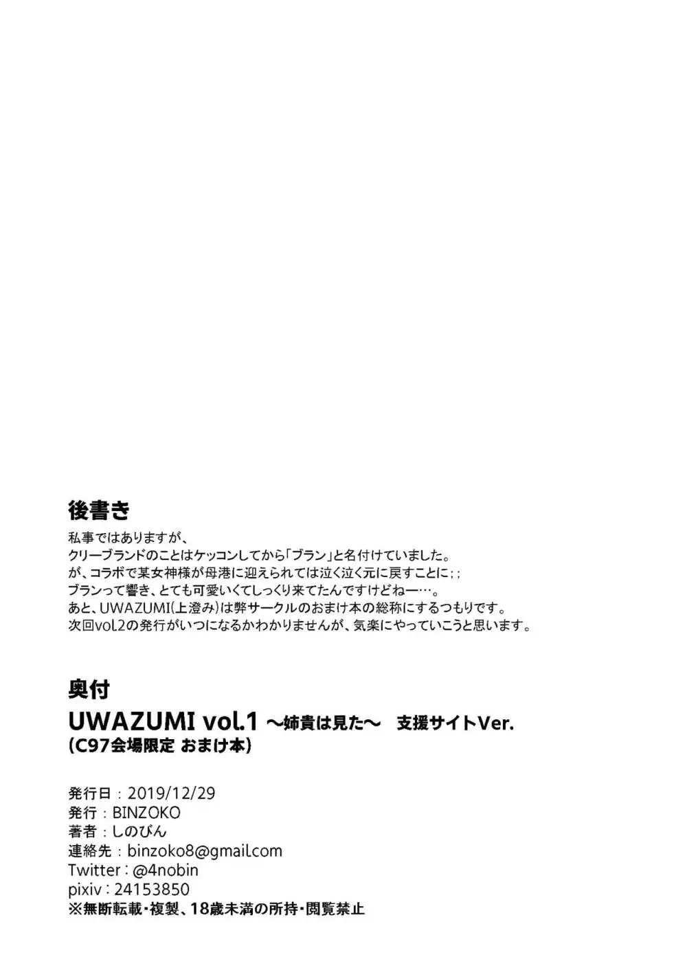 UWAZUMI vol.1 ～姉貴は見た～ Page.8