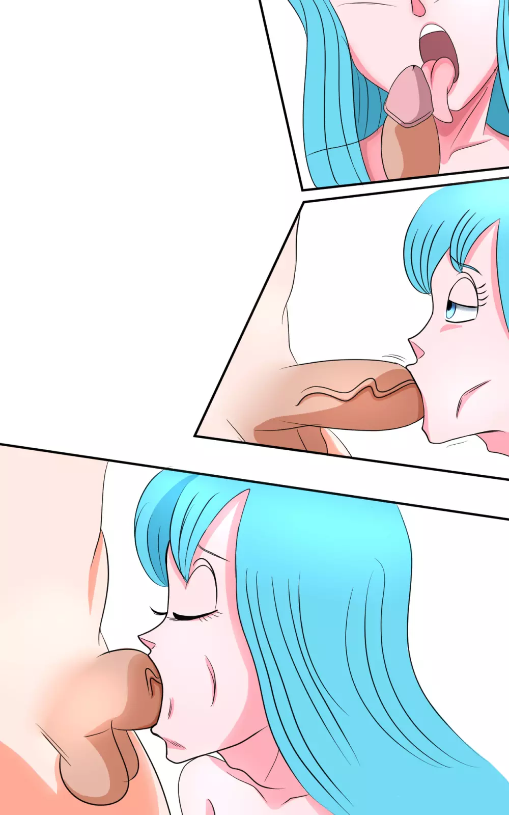 Bulma and Chichi's Adventure with Yurin and Maron Page.8