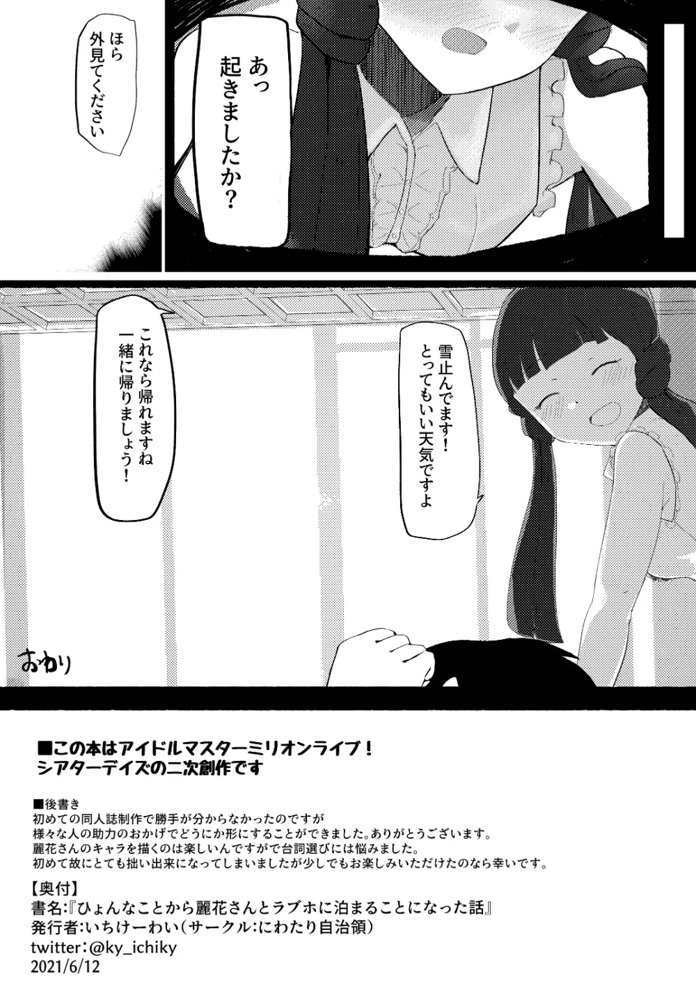 ひょんなことから麗花さんとラブホに泊まることになった話 Page.19