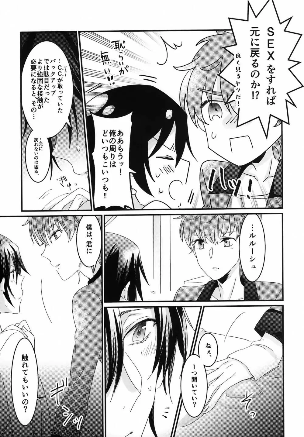 復活後のルルーシュが謎の事故で女の子になっちゃった本 Page.15