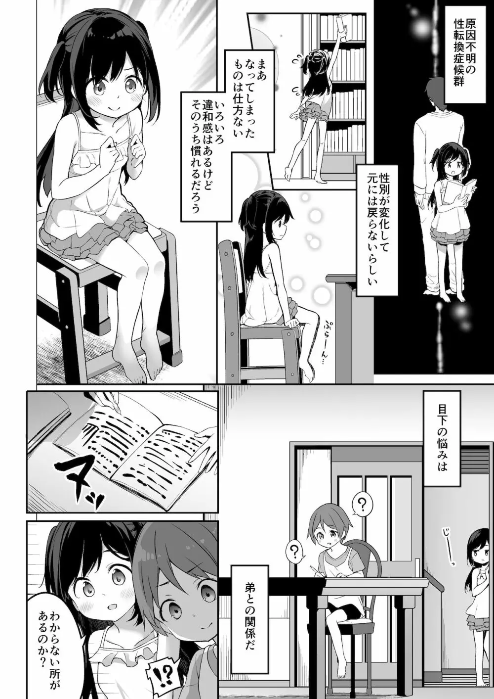 TSっ娘男湯チャレンジ! Page.3