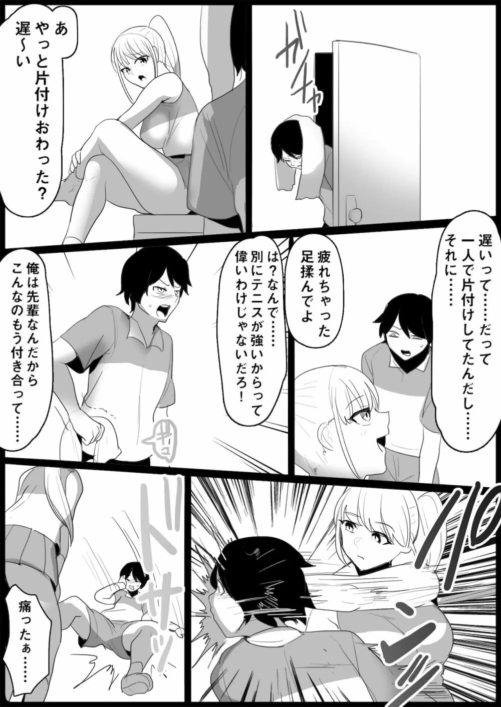 年下の女の子にいじめられるテニス部 Page.37