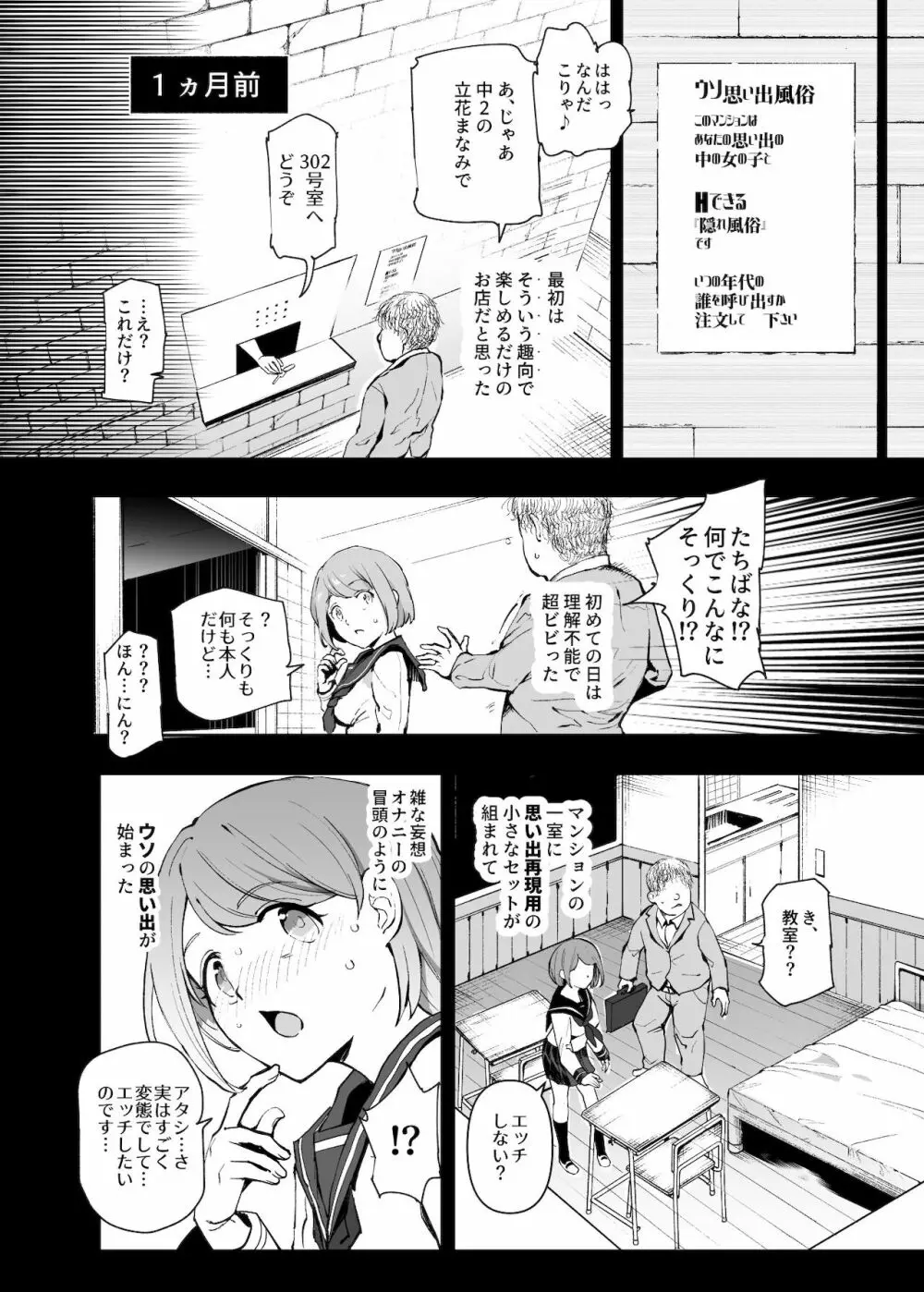 ウソ思い出風俗マンション -当時の姿のあの子とエッチ- Page.7