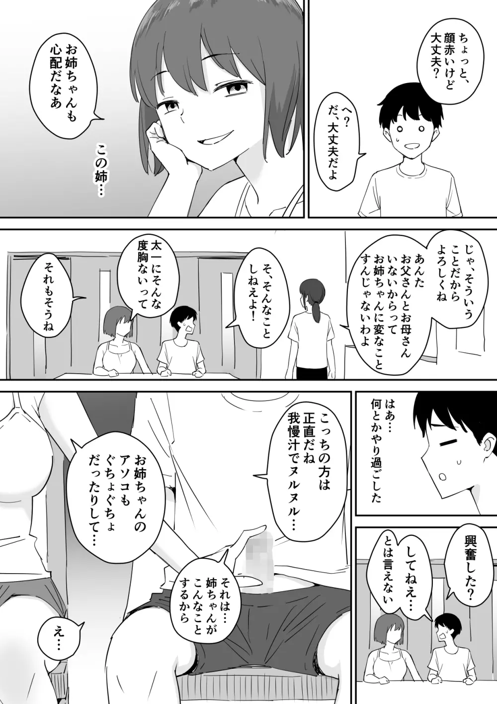 親の再婚で出来た姉があまりに無防備だったので、とりあえず犯してみた。 Page.23