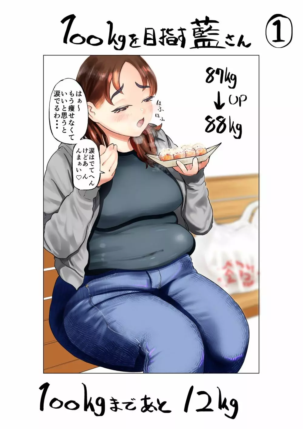 100日後に10キロ太る藍さん + 100㎏を目指す藍さん Page.29