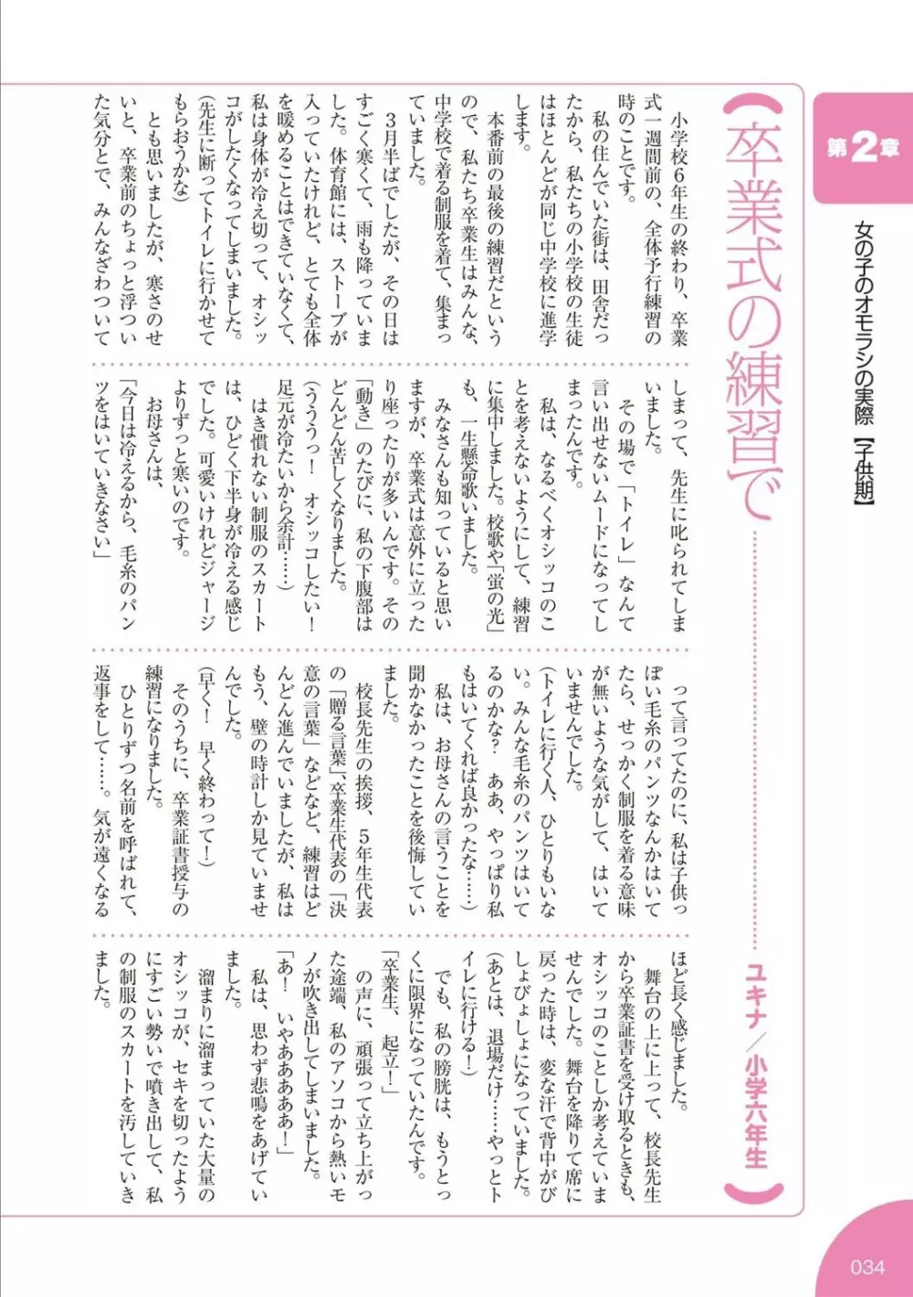総天然色 失禁少女の基礎知識 Page.35