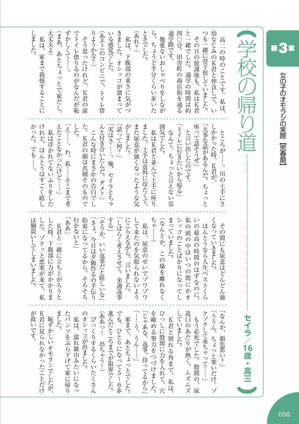総天然色 失禁少女の基礎知識 Page.59