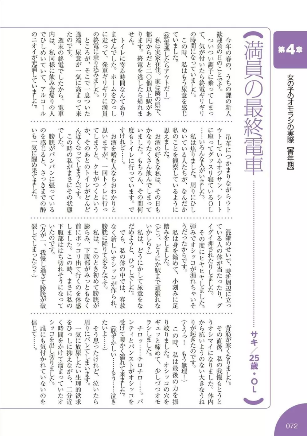 総天然色 失禁少女の基礎知識 Page.73