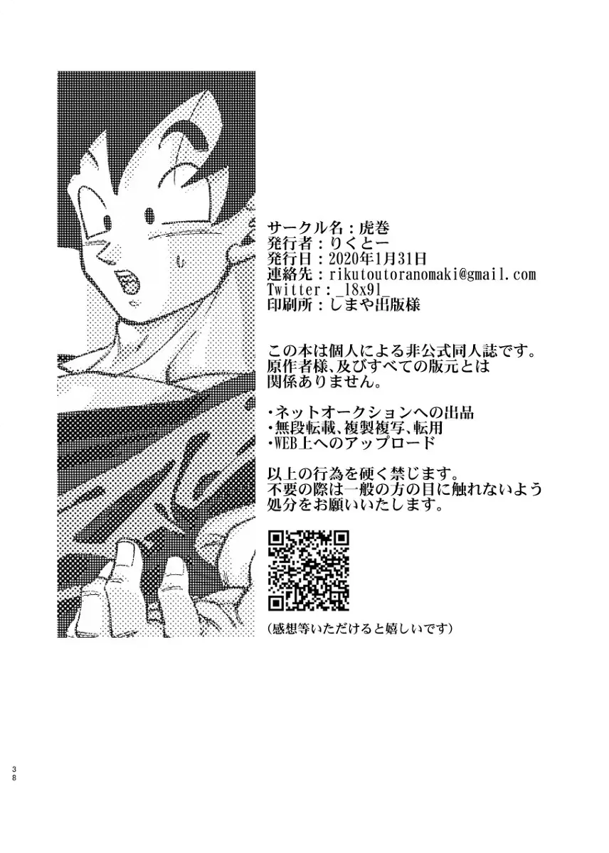 Osamemashou Goku zei – Dragon Ball dj Page.37