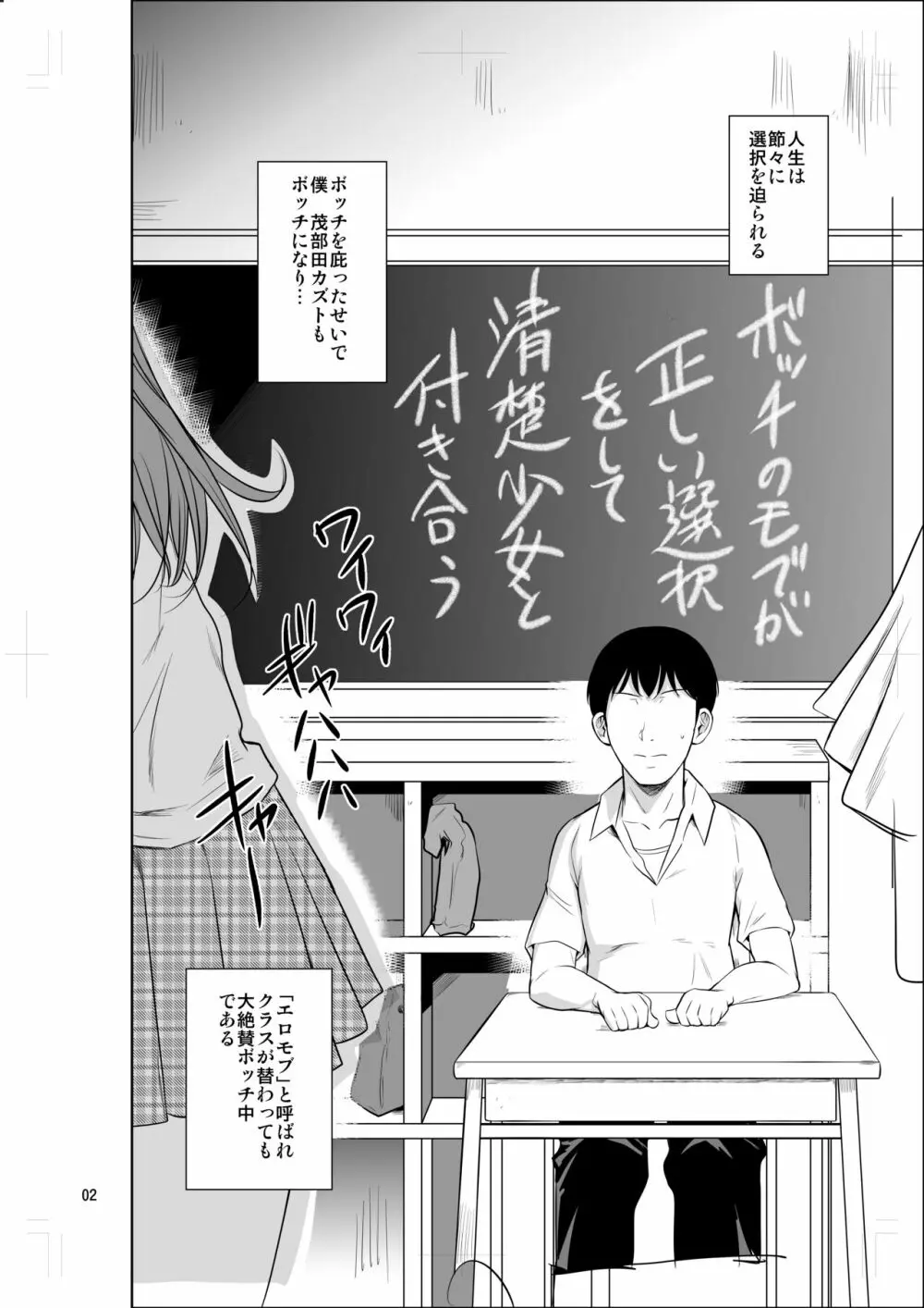 ボッチのモブが正しい選択をして清楚少女と付き合う。もちろんセックスもする Page.3