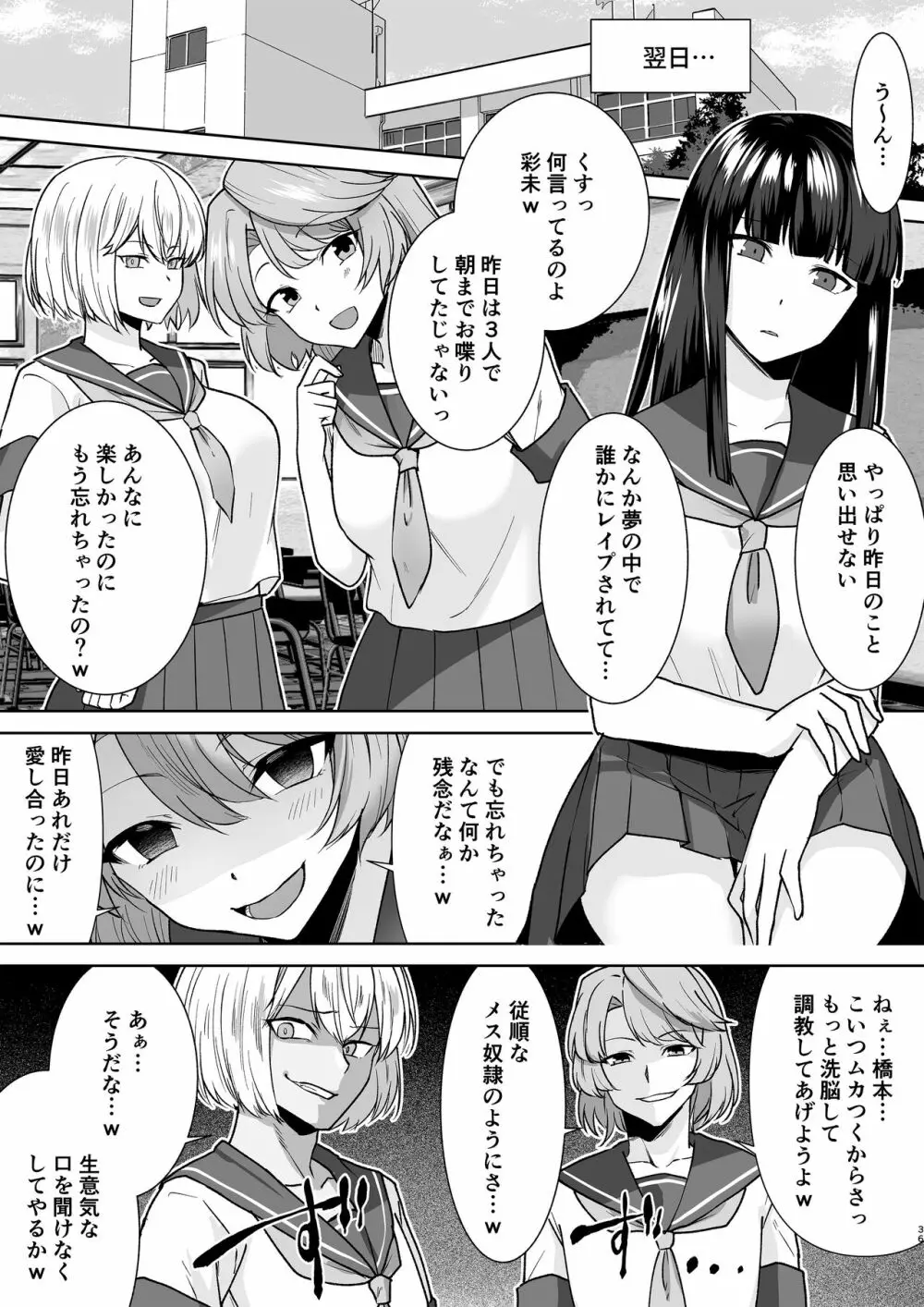 Joshikousei Sennyuu Repo2 ~Hanzaisha ga Onnanoko ni Hyoui shite mita~ Page.36