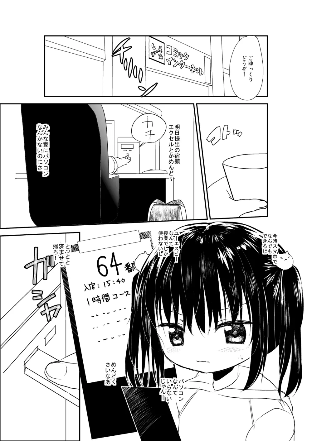 ネカフェでこっそり Page.3