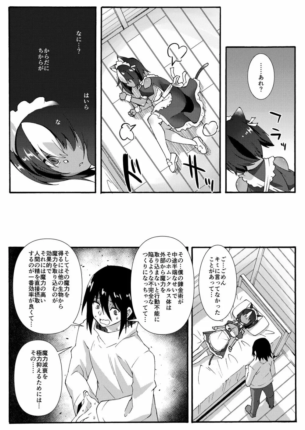 黑猫メイドとへたれご主人 Page.12