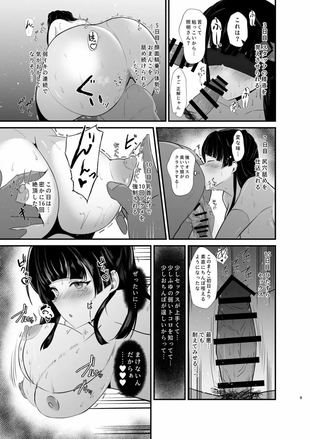 黛冬優子はドスケベ催眠に負けない! Page.9