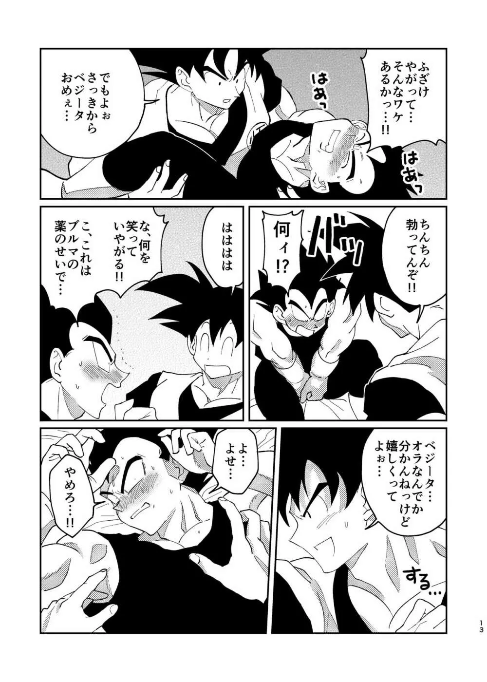 【web再録】悟空とベジータのボーイズラブ Page.11