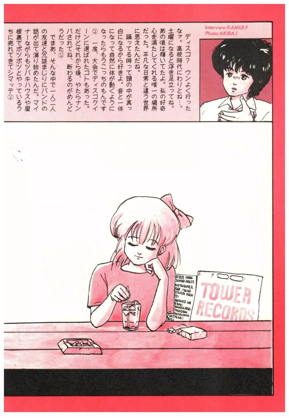 漫画ブリッコ 1984年5月増刊号 ペパーミント★ギャラリー Page.74
