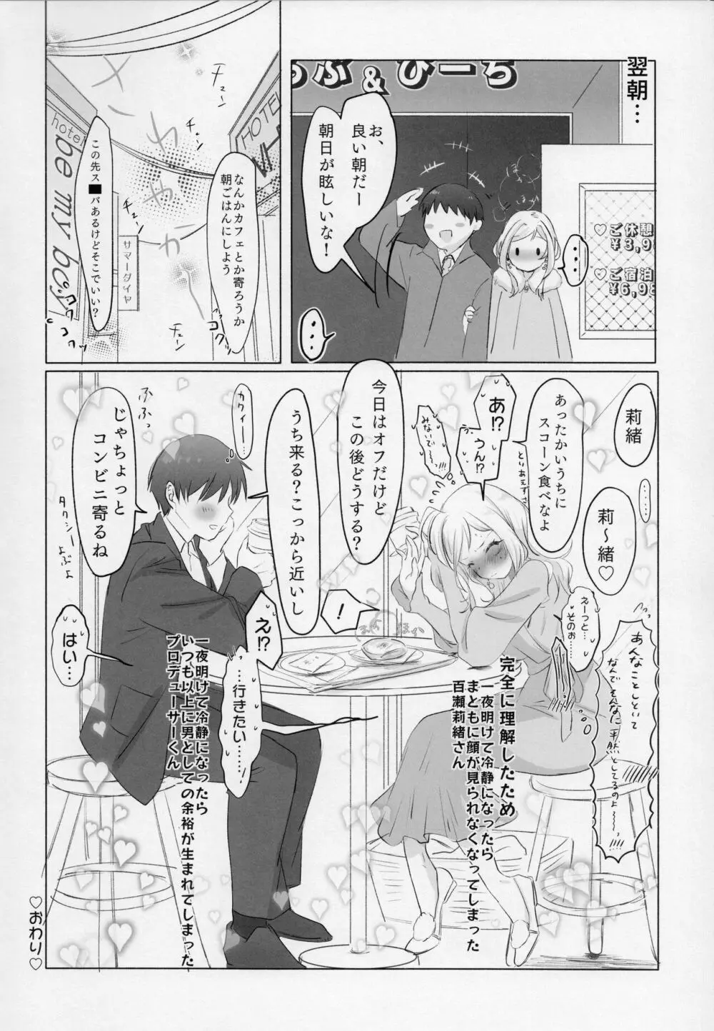 ところでプロデューサーくん、ラブホテルって何するところなの? Page.27