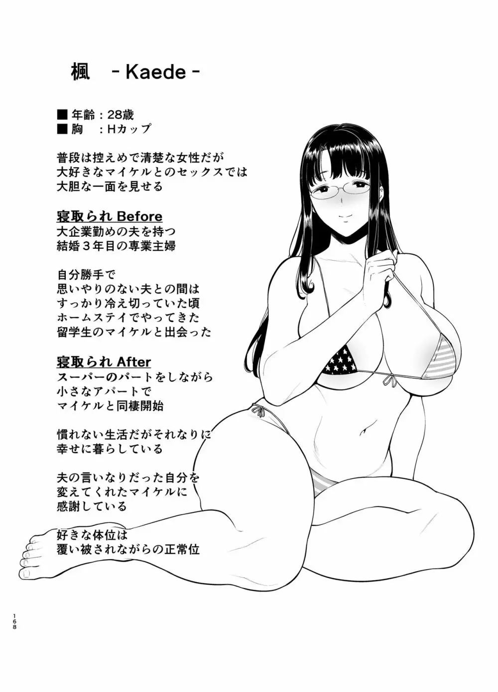 ワイルド式日本人妻の寝取り方 総集編 Page.167