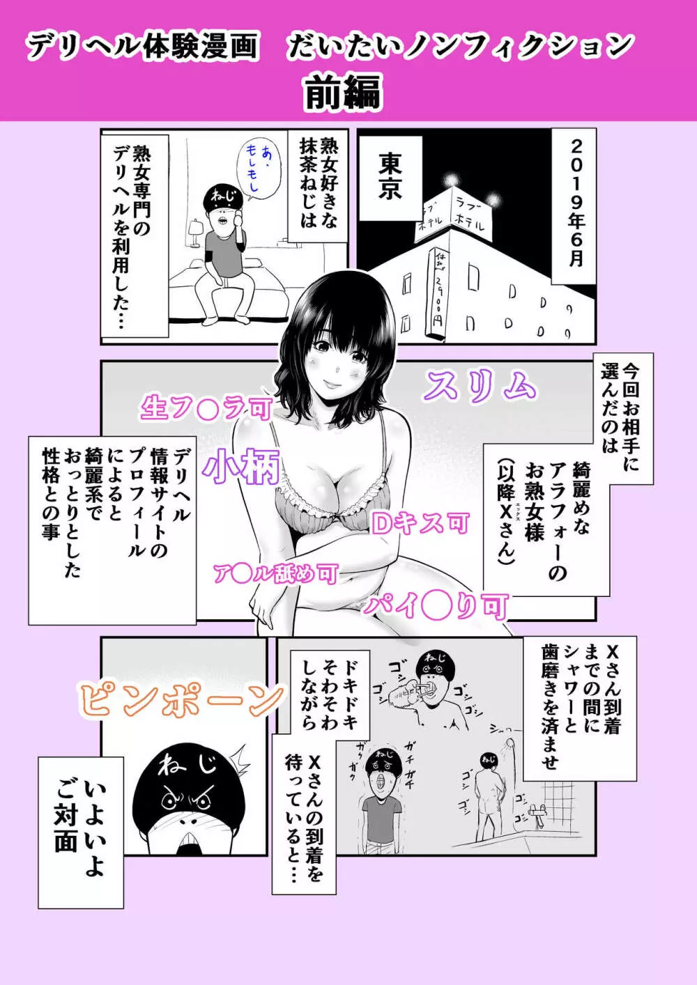 実話 熟女デリヘル体験 Page.55