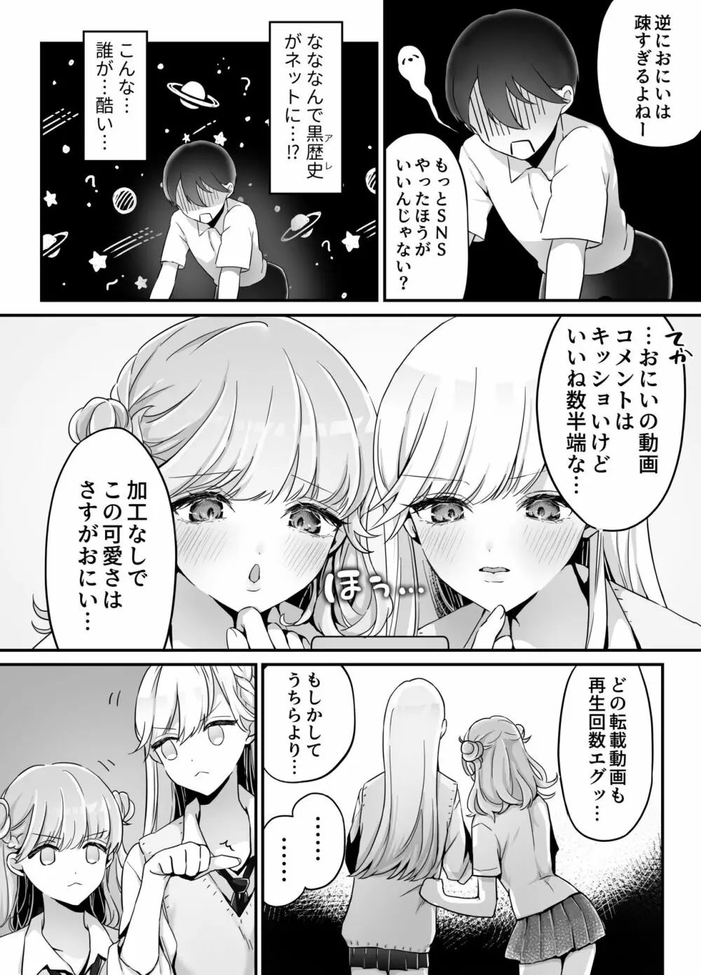 お兄ちゃんなのに妹たちに食べられる～生イキ双子と淫乱デビュー雑魚穴棒～ Page.7