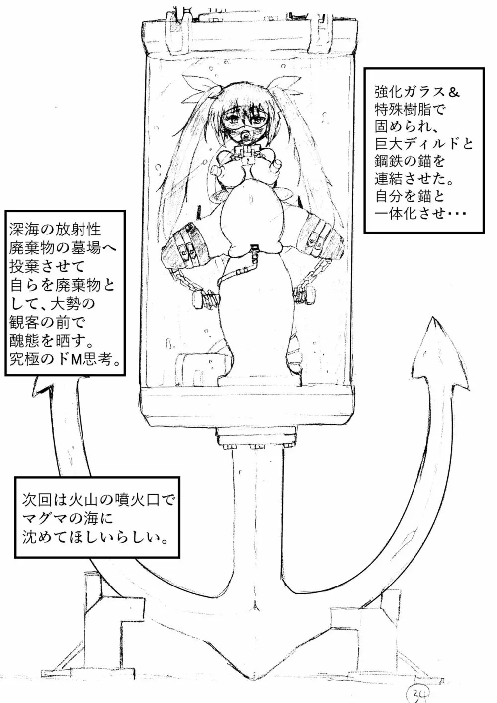 完全拘束脱出マジックで深海1万メートルから生還できるのか⁉︎ Page.35