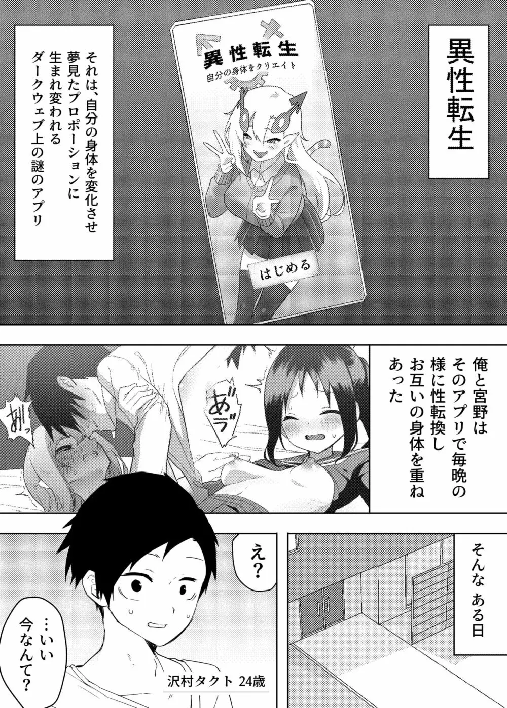 異性転生III 好みのカラダにボディーチェンジ Page.1