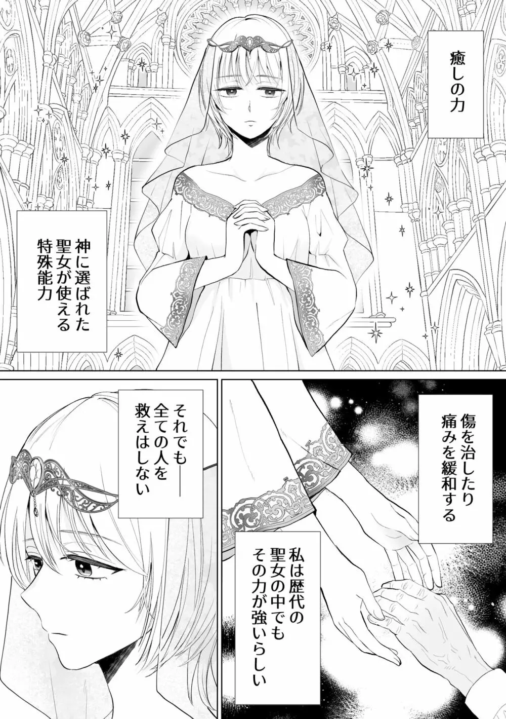 聖女なのに護衛騎士を闇堕ちさせてしまいました Page.3