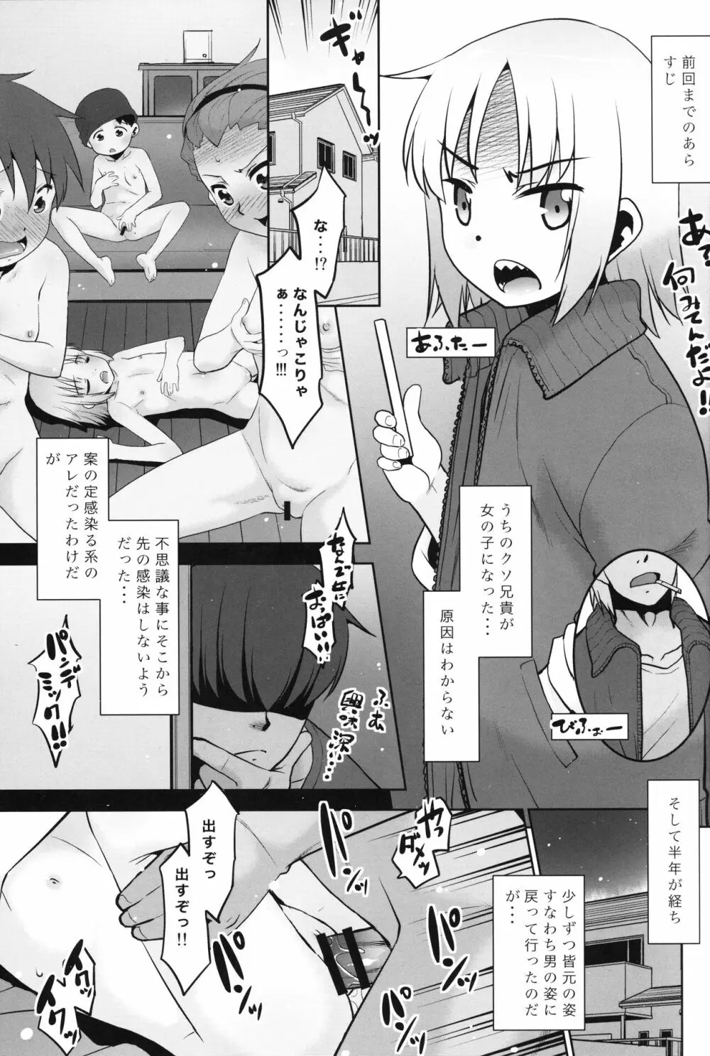 うちの兄貴が女の子になったからみんなでマワそうぜ! 2 Page.2