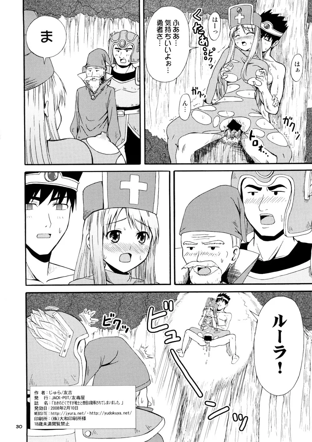 おきのどくですが戦士と僧侶は、陵辱されてしまいました。 Page.29