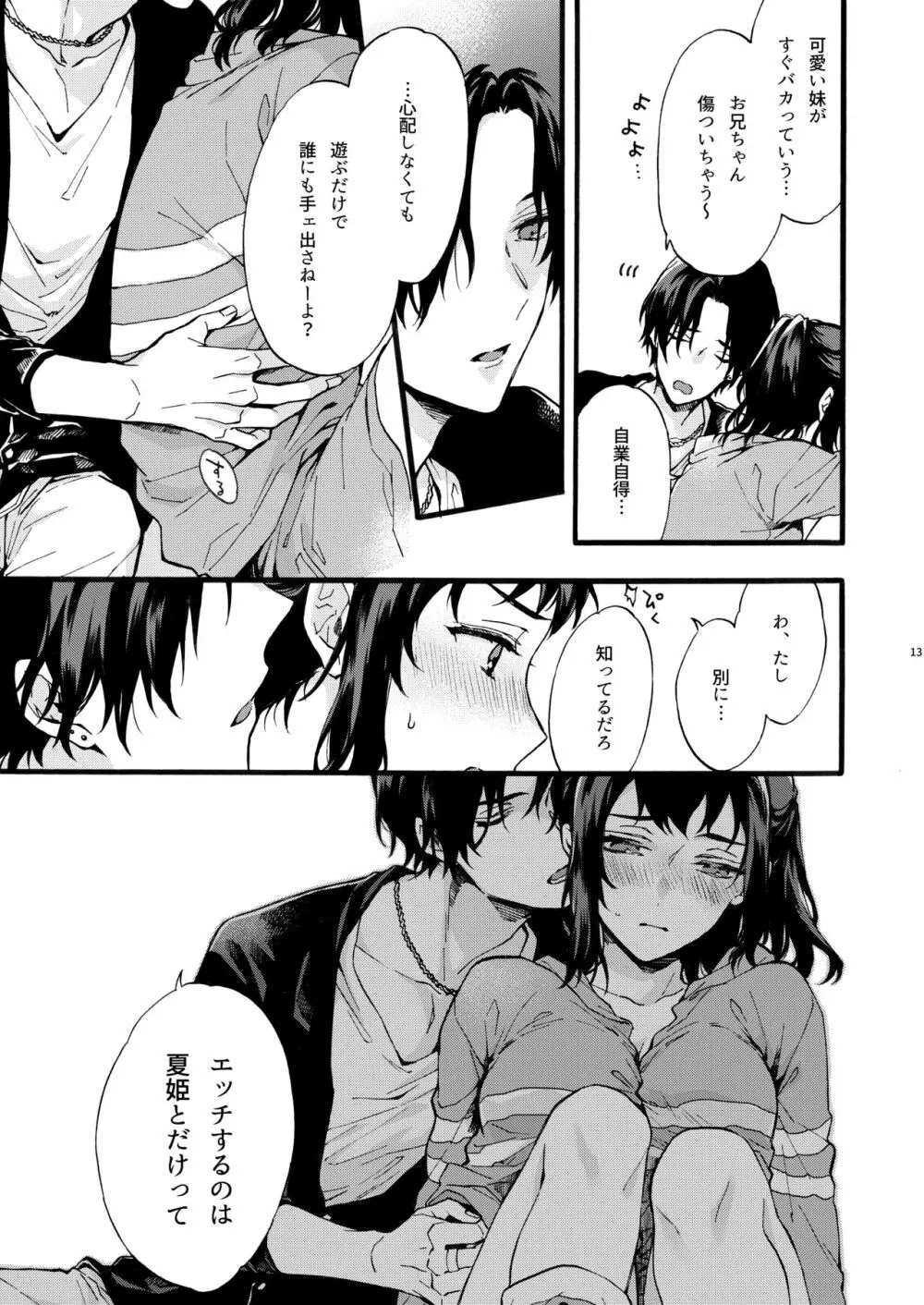 このひと彼氏じゃありません!!〜四ノ村兄妹の事情〜 Page.13