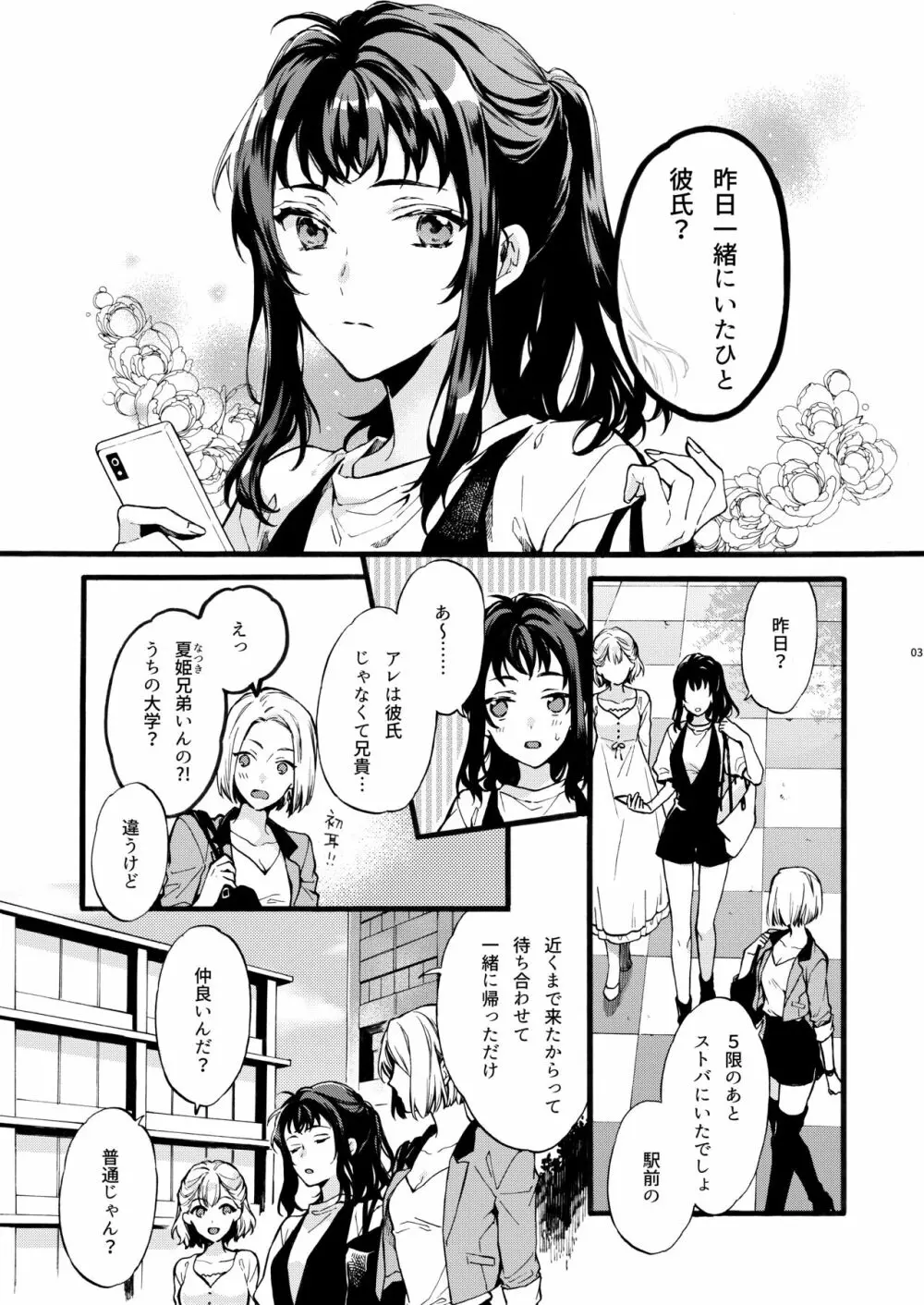 このひと彼氏じゃありません!!〜四ノ村兄妹の事情〜 Page.3