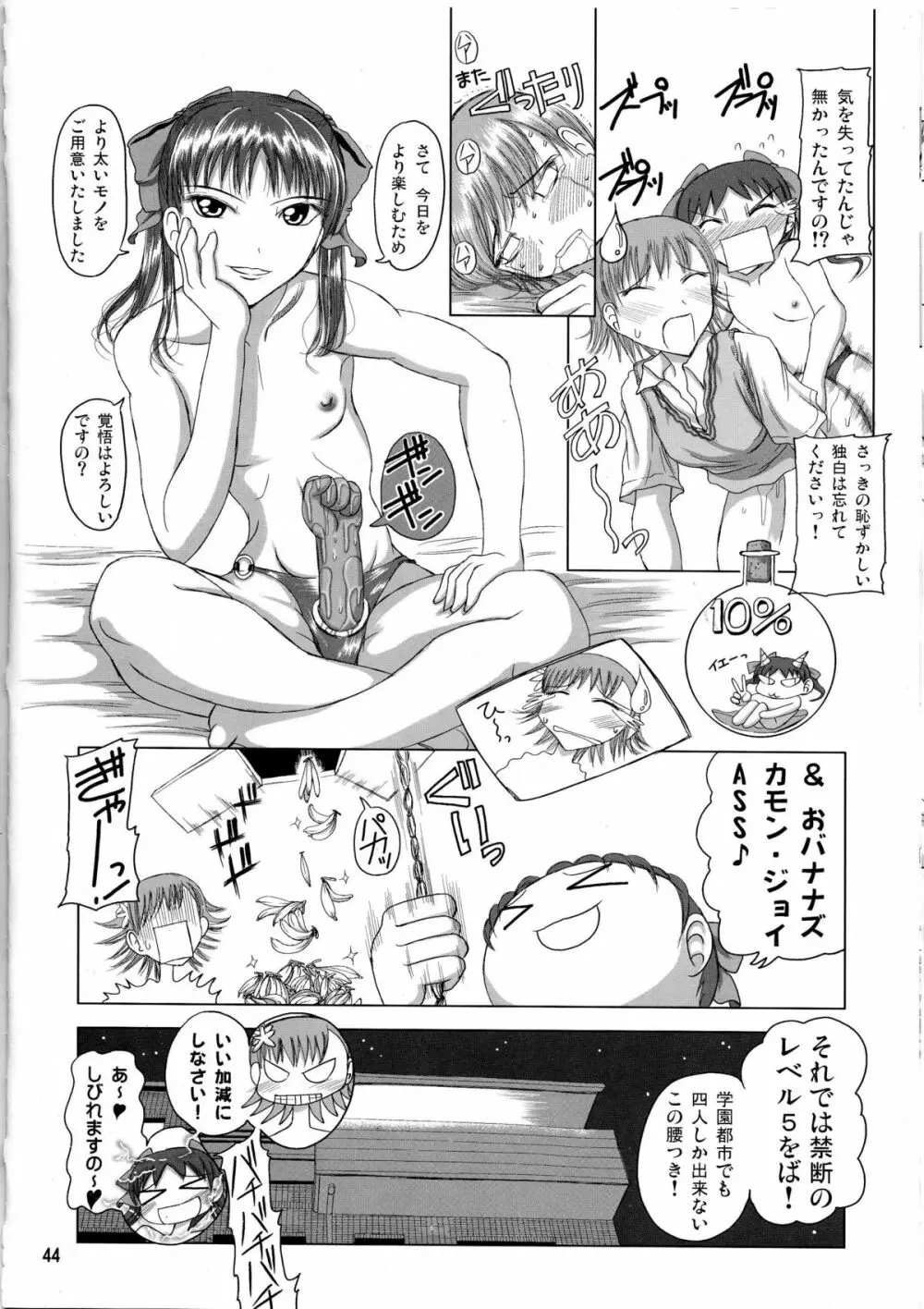 白井黒子先生のすぷーきーたるて Page.43