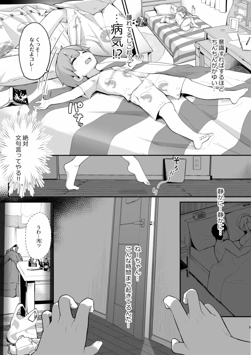 僕とガサツな汚姉の性欲処理生活 Page.5