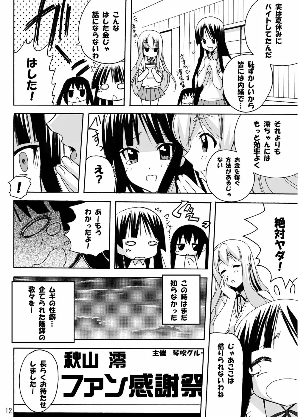 澪のアソコがたぷたぷ時間 Page.12