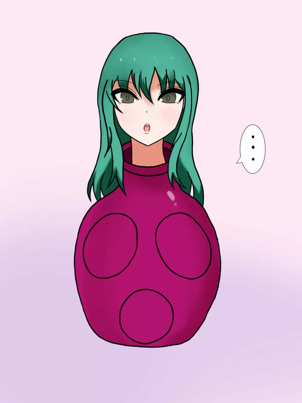 緑髪の巨乳娘ちゃんが「レディポット化」しちゃうだけの形状変化エロCG集 Page.175