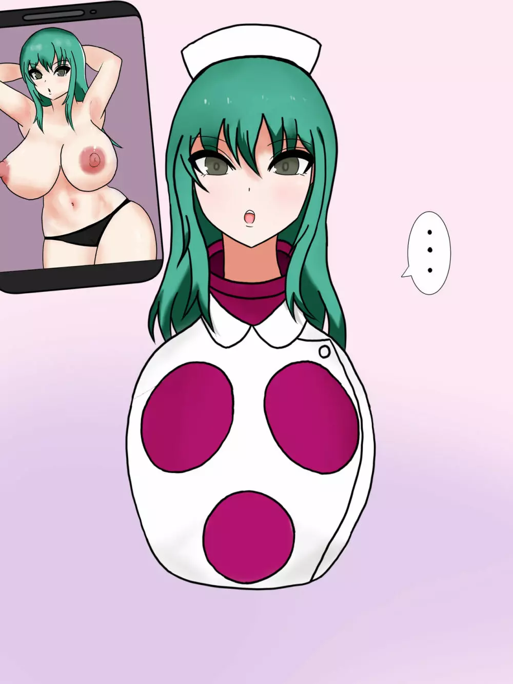 緑髪の巨乳娘ちゃんが「レディポット化」しちゃうだけの形状変化エロCG集 Page.336