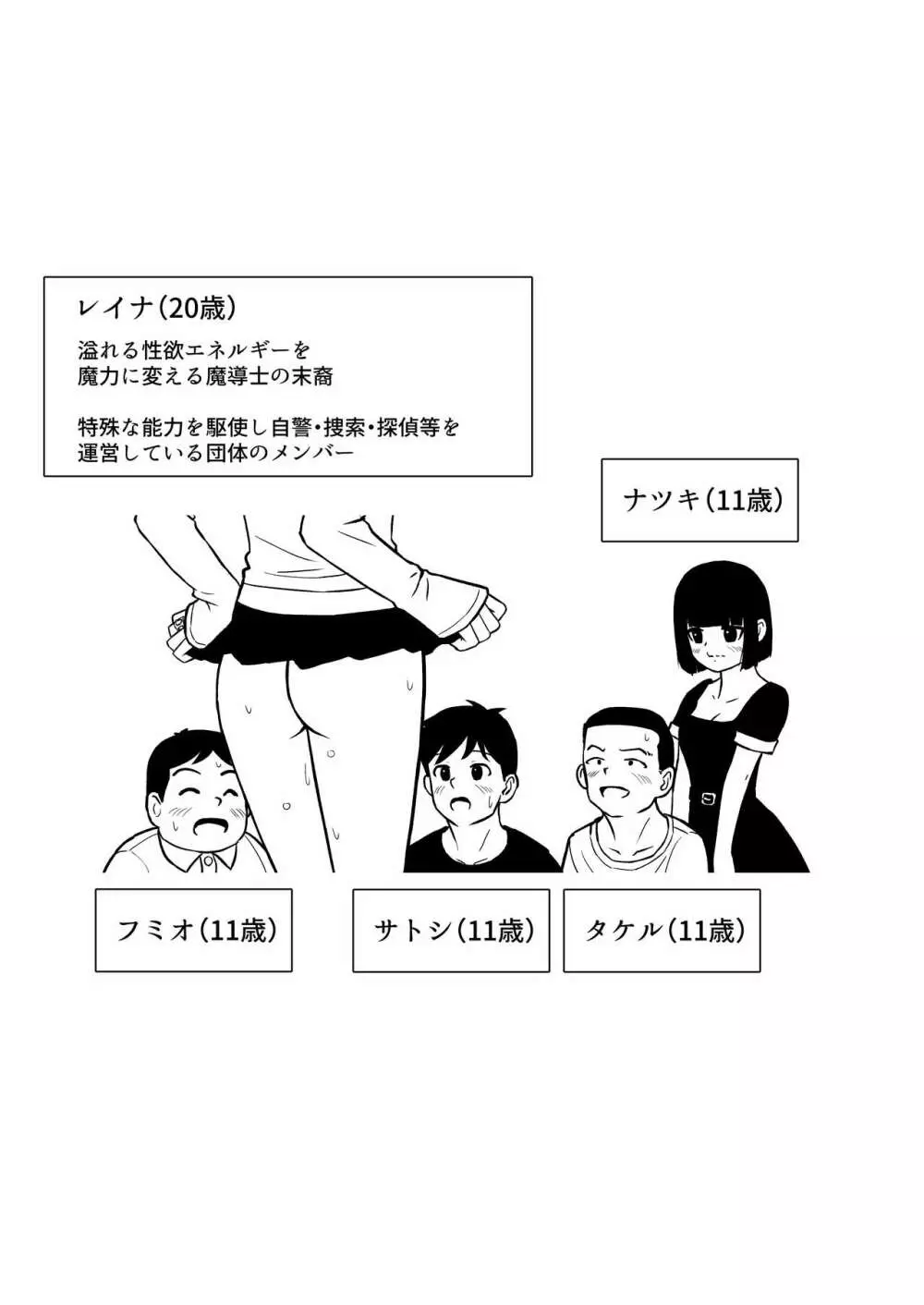 魔導警察レイナ 恥辱のお遣いStage 2-3 Page.1
