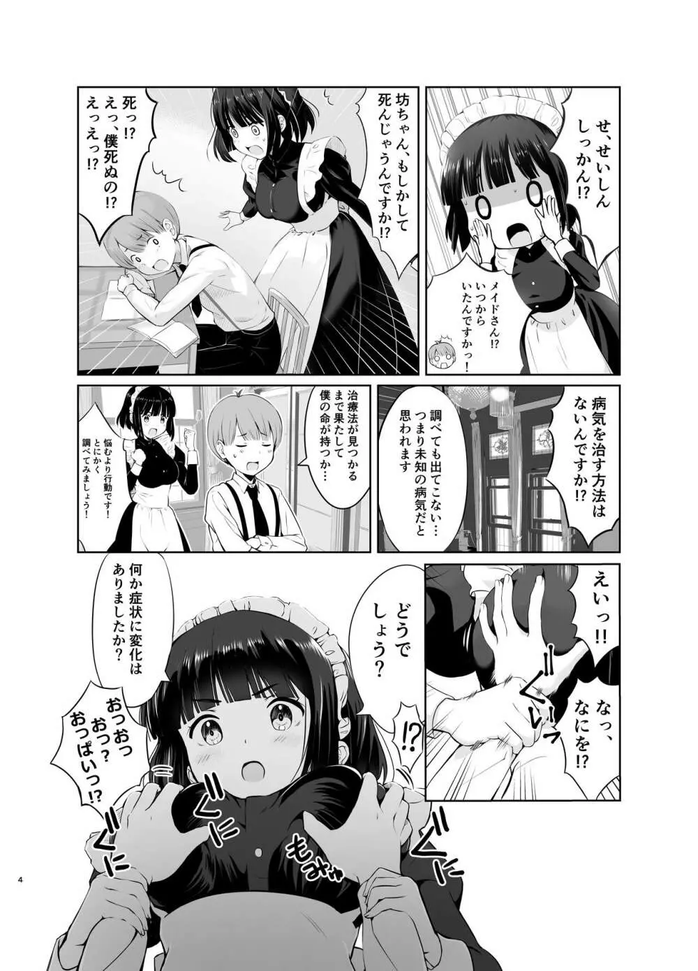 坊っちゃんとメイドさんvol.1 Page.4