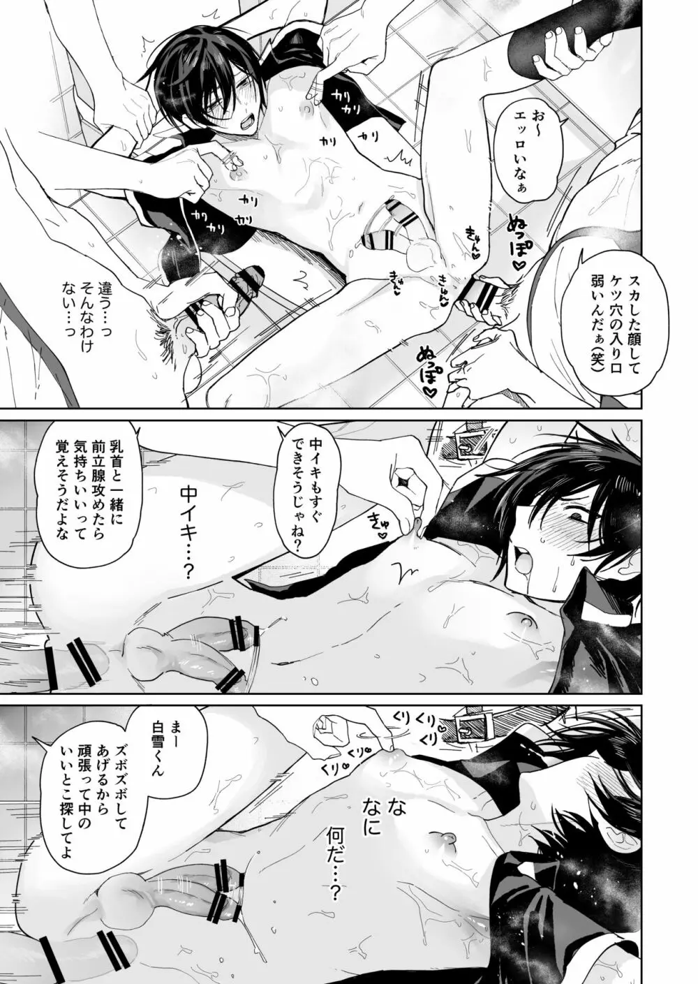 男子校の姫 校則違反者を乳首開発メス化調教 Page.31