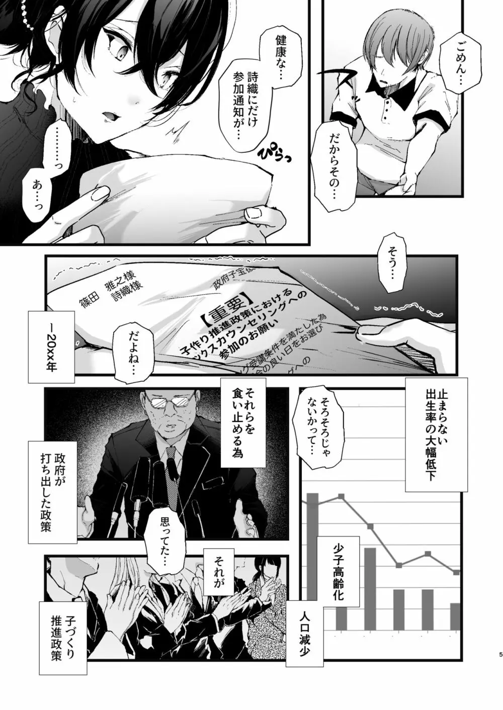 政府公認セックスカウンセラーに寝取られた僕の妻 Page.5