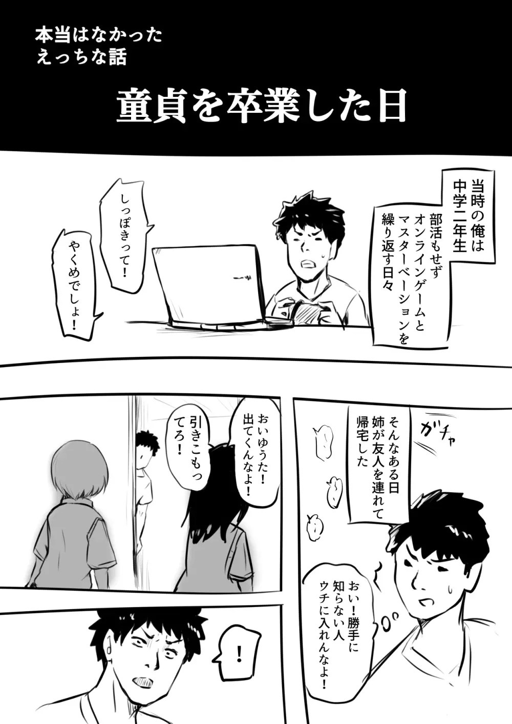 童貞を卒業した日【前編】& 【後編】 Page.1