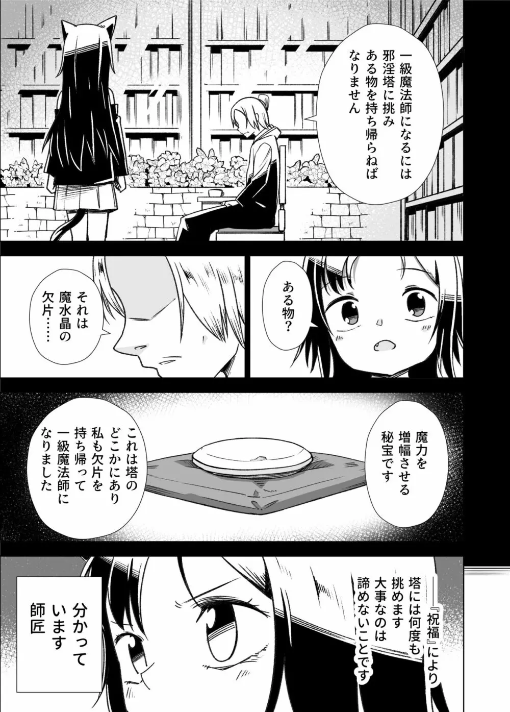 邪淫塔の冒険者2 ～幻魔に敗北した少女魔法師 編～ Page.4