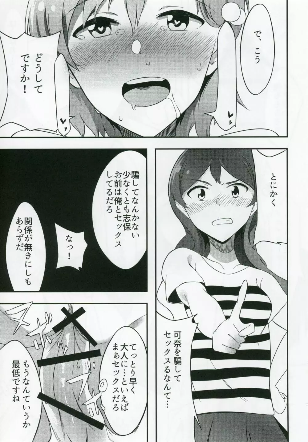可奈と志保とエッチする本 Page.6