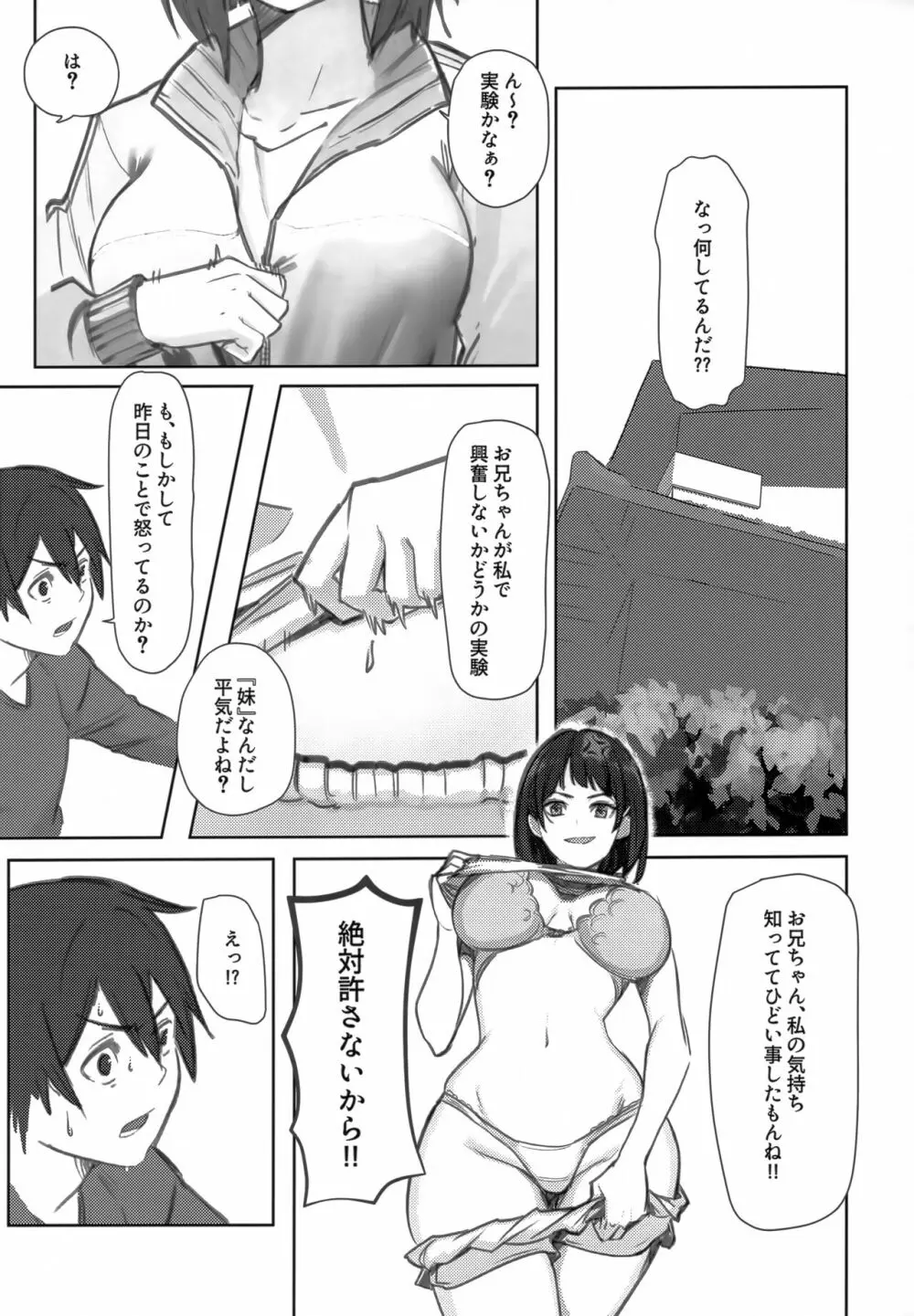 直葉ちゃんにめちゃくちゃ誘惑される本 Page.4