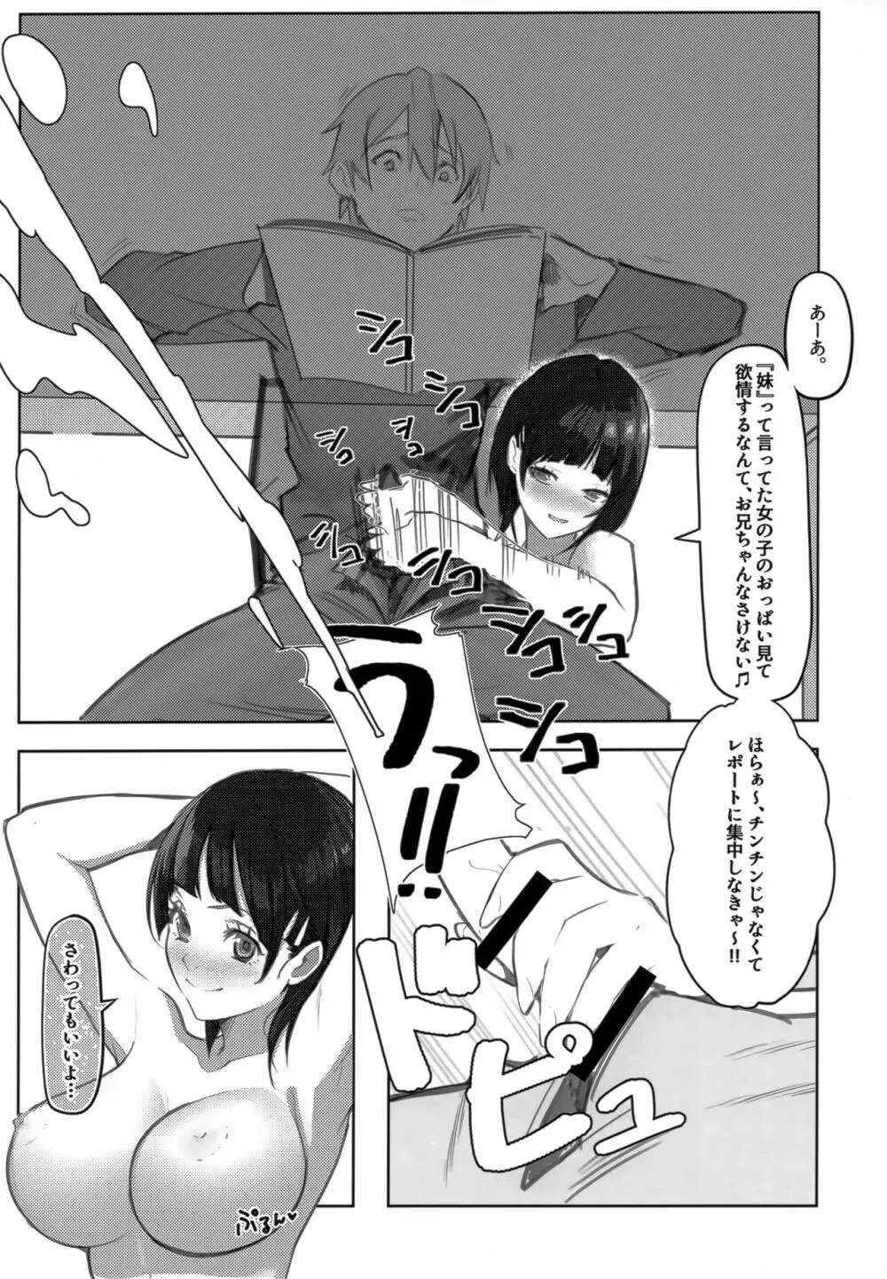 直葉ちゃんにめちゃくちゃ誘惑される本 Page.8