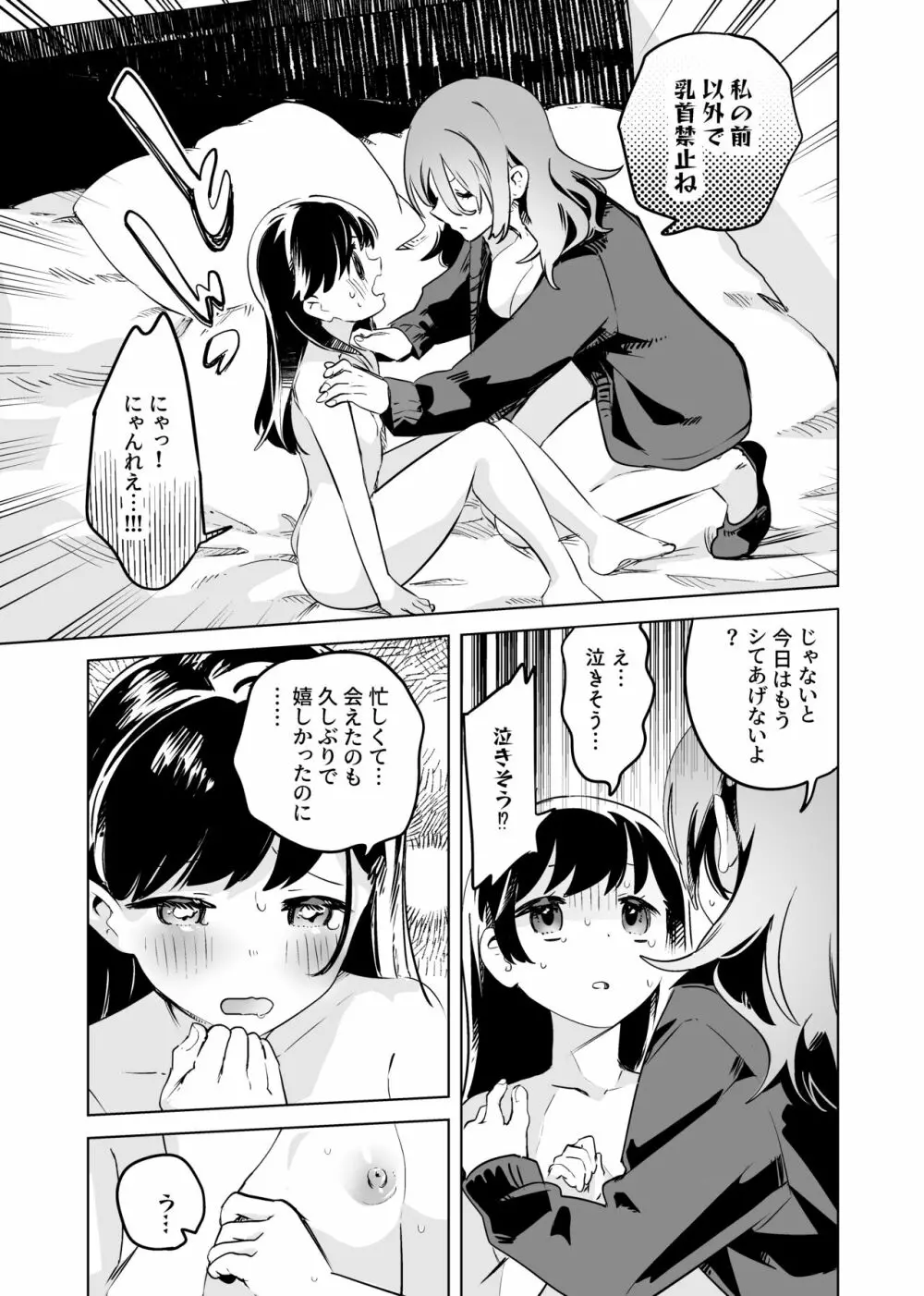 徹底開発!?弱点乳首いちゃレズ調教 Page.9