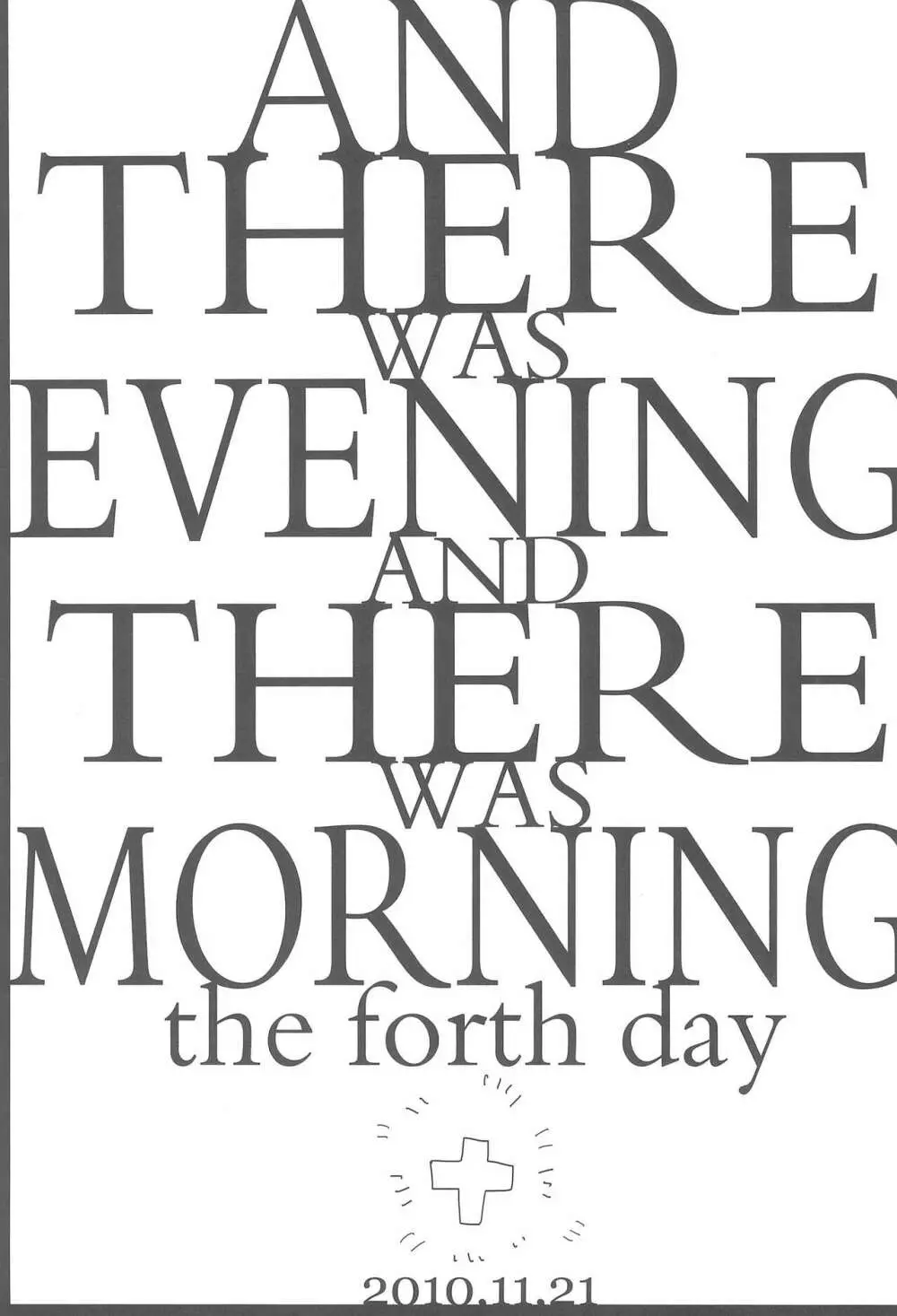 ANDTHERE WAS EVENING AND THERE WAS MORNING The forth day Page.5