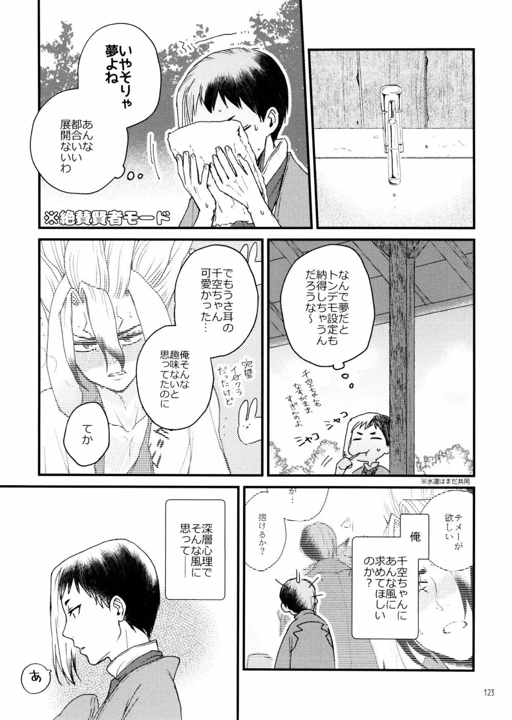 秘密のコフレ【ゲン千性癖アンソロジー】 Page.123