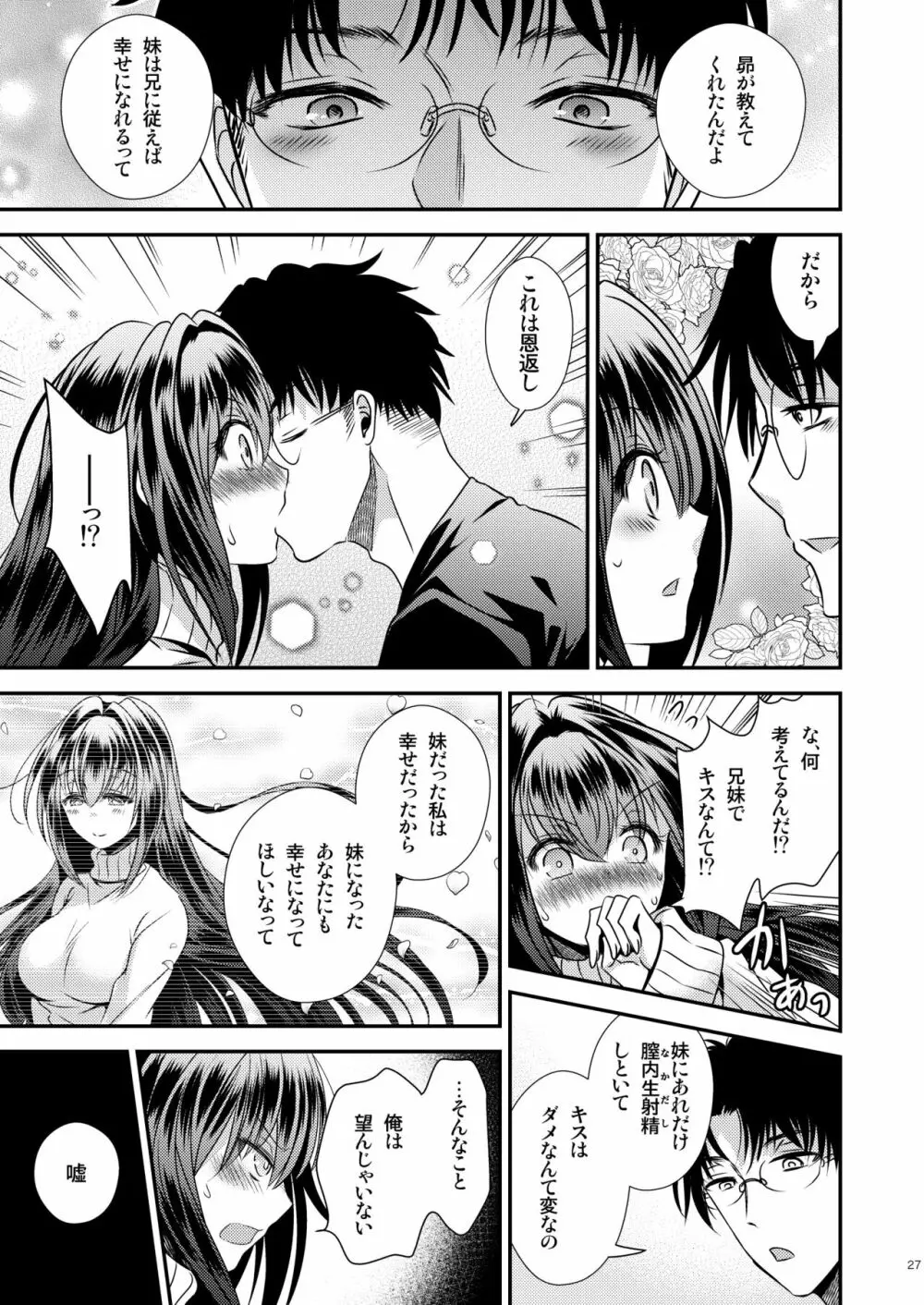 性欲処理に使っていた妹と入れ替わった兄 Page.27